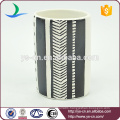 4pcs Ceramic White And Black Oil Painting Effect Toothbrush Holder For Bathroom